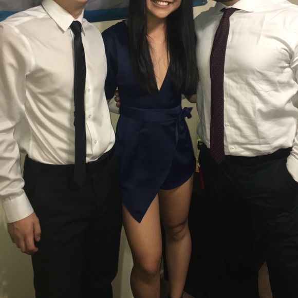 Navy Blue Romper - Picture 5 of 5